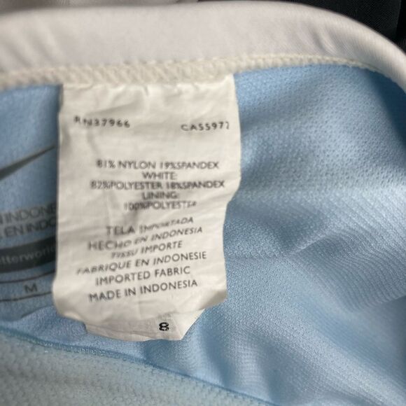 NIKE 8 One Piece Resort Swimsuit Black/White/Green Sporty Bathing Suit - Picture 6 of 10